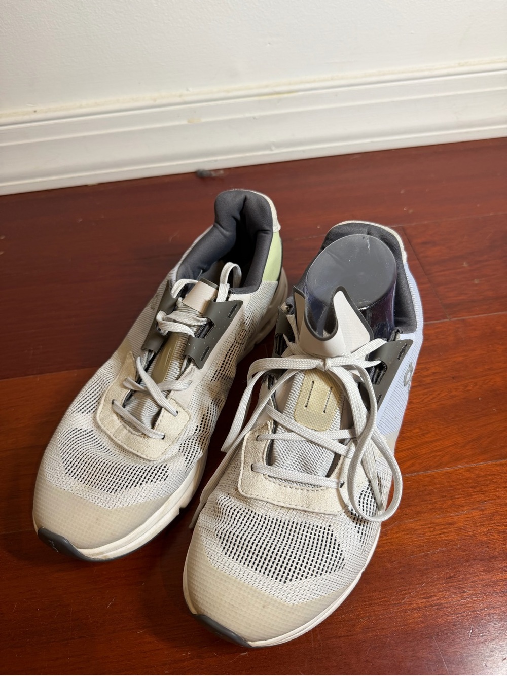 On Running Women's Sneakers, White Mesh, Size 8.5